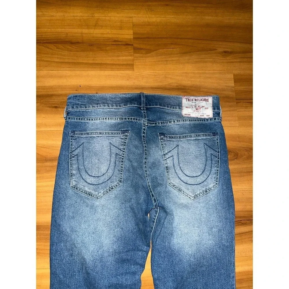 Mens True Religion Geno Slim Stretch Jeans